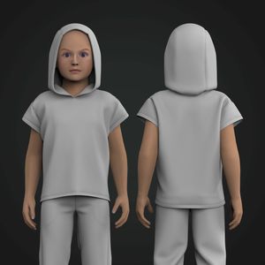 Boys Short Sleeve Hooded Tee Tech Pack