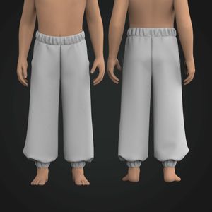 Girls Elasticated Relaxed Sweatpants Tech Pack