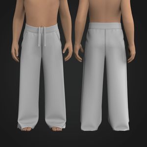 Girls Wide Leg Sweatpants Tech Pack