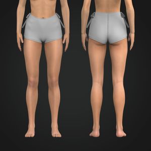 Ladies 1.50 Inch Inseam Adjustable Biker Shorts Tech Pack
