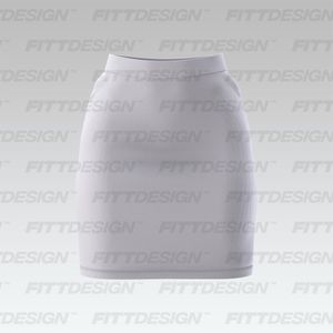 Ladies 18.00 Inch Outseam Jacquard Skirt Smart Mockup