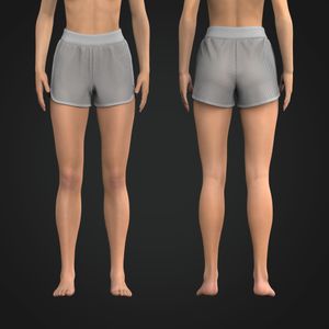 Ladies 2.50 Inch Inseam Mesh Shorts Tech Pack