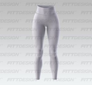 Ladies 27.50 Inch Inseam V-Shaped Back Leggings Smart Mockup