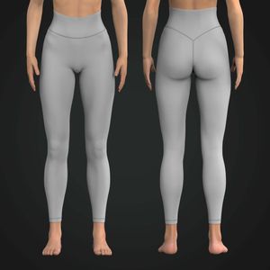 Ladies 27.50 Inch Inseam V-Shaped Back Leggings Tech Pack