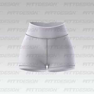 Ladies 3 Inch Inseam Biker Shorts Smart Mockup