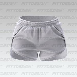 Ladies 3.00 Inch Inseam Elasticated Performance Shorts Smart Mockup