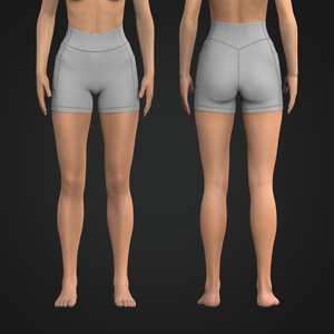Ladies 4.50 Inch Functional Biker Shorts Tech Pack