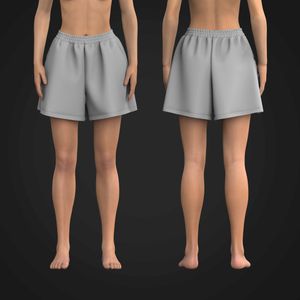 Ladies 5.00 Inch Inseam Flared Shorts Tech Pack