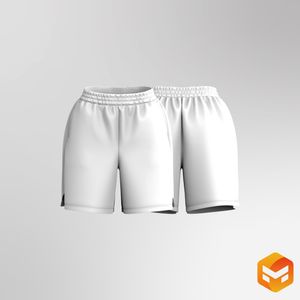 Ladies 7.00 Inch Inseam Relaxed Shorts 3D Garment