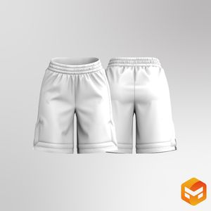 Ladies 9.00 Inch Inseam Basketball Jersey Shorts 3D Garment