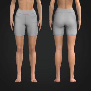 Ladies 9.00 Inch Inseam Golf Shorts Tech Pack