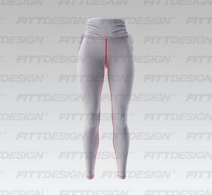 Ladies Adjustable High Waisted Leggings Smart Mockup