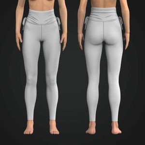 Ladies Adjustable High Waisted Leggings Tech Pack