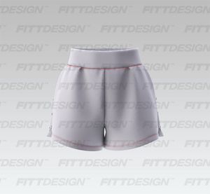 Ladies Adjustable Snap Button Relaxed Shorts Smart Mockup