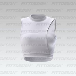 Ladies Asymmetric Layered Sports Bra Smart Mockup