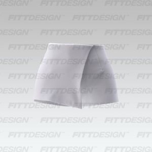 Ladies Asymmetrical Mini Skort Smart Mockup