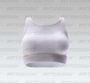 Ladies Back Cut Out High Impact Bra Smart Mockup
