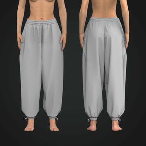 Ladies Baggy Woven Joggers Tech Pack