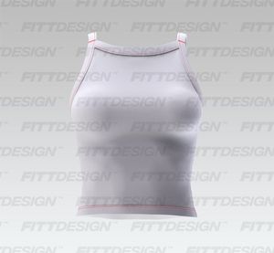 Ladies Boat Neckline Fitted Tank Top Smart Mockup