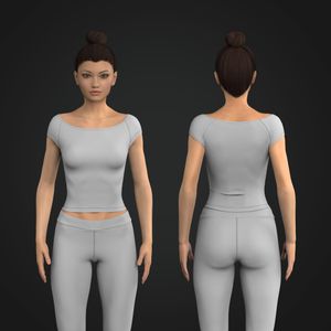 Ladies Boat Neckline Raglan Cap Sleeve Fitted Tee Tech Pack
