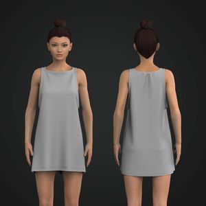 Ladies Boat Neckline Short Dress