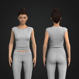 Ladies Boat Neckline Side Ruching Waist Length Tee Tech Pack