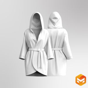 Ladies Boxing Robe - 3D Garment
