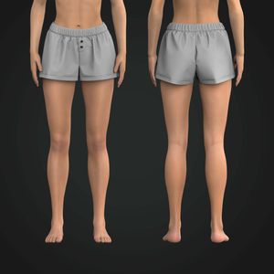 Ladies Button Up 2.00 Inch Inseam Relaxed Shorts Tech Pack