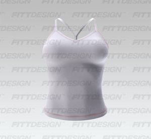 Ladies Camisole Y-Shaped Back Fitted Tank Top Smart Mockup
