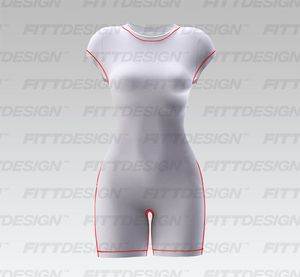 Ladies Cap Sleeve 4.00 Inch Inseam Open Back Jumpsuit Smart Mockup