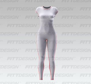 Ladies Cap Sleeve Open Back Full Length Jumpsuit Smart Mockup