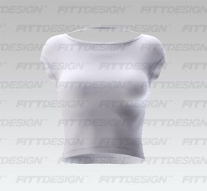 Ladies Cap Sleeve Open Back Mid Waist Top Smart Mockup