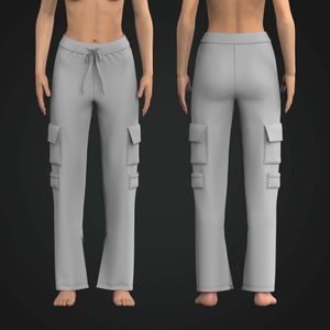 Ladies Cargo Side Split Joggers Tech Pack