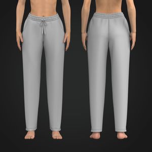 Ladies Casual Split Hem Joggers Tech Pack