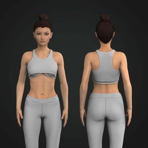 Ladies Contouring Mesh Layered Sports Bra Tech Pack