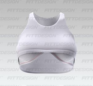 Ladies Contouring Mesh Sports Bra Smart Mockup