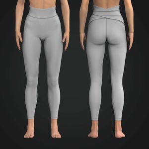 Ladies Criss Cross Back High Waisted Leggings Tech Pack
