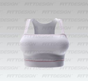 Ladies Criss Cross Backless Crop Bra Smart Mockup