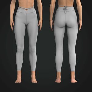 Ladies Criss Cross Strappy Front High Waisted Leggings Tech Pack