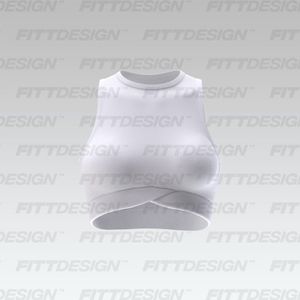 Ladies Cross Over Bra Smart Mockup