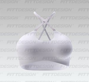 Ladies Cross Over Keyhole Neckline Smart Mockup