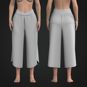 Ladies Cross Over Waistband 25.00 Inch Inseam Relaxed Joggers Tech Pack
