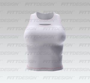 Ladies Cut Out Fitted Crop Tank Top Smart Mockup
