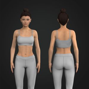 Ladies Double Layered Camisole Bra Tech Pack
