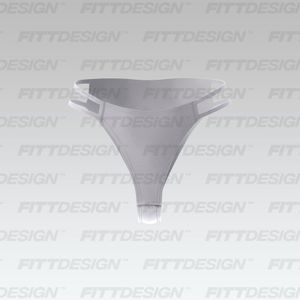 Ladies Double Side Straps Thong Underwear Smart Mockup