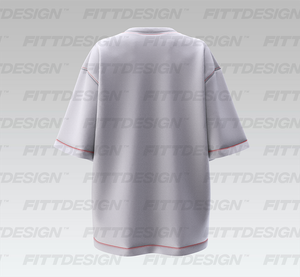 Ladies Drop Shoulder Half Sleeves Oversized Tee Smart Mockup