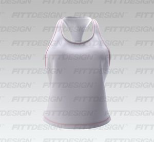 Ladies Dropped Armhole Racer Back Tank Top Smart Mockup