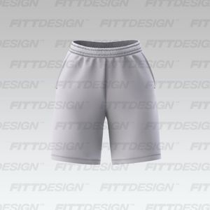 Ladies Elasticated Waistband 8.00 Inch Inseam Relaxed Shorts Smart Mockup