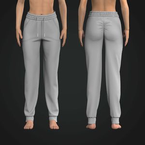 Ladies Elasticated Waistband Relaxed Ruched Joggers Tech Pack