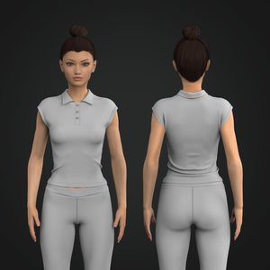 Ladies Extended Sleeve Polo Top Tech Pack